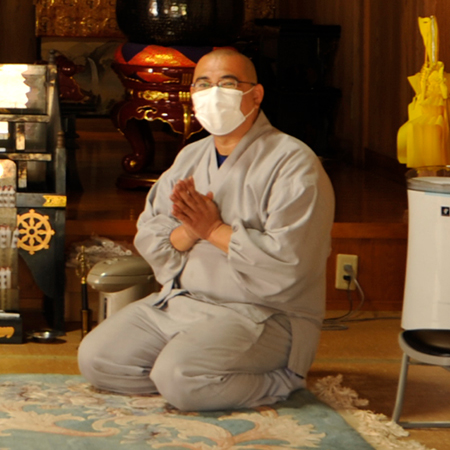 真言寺住職からの挨拶|山口　覚法さん